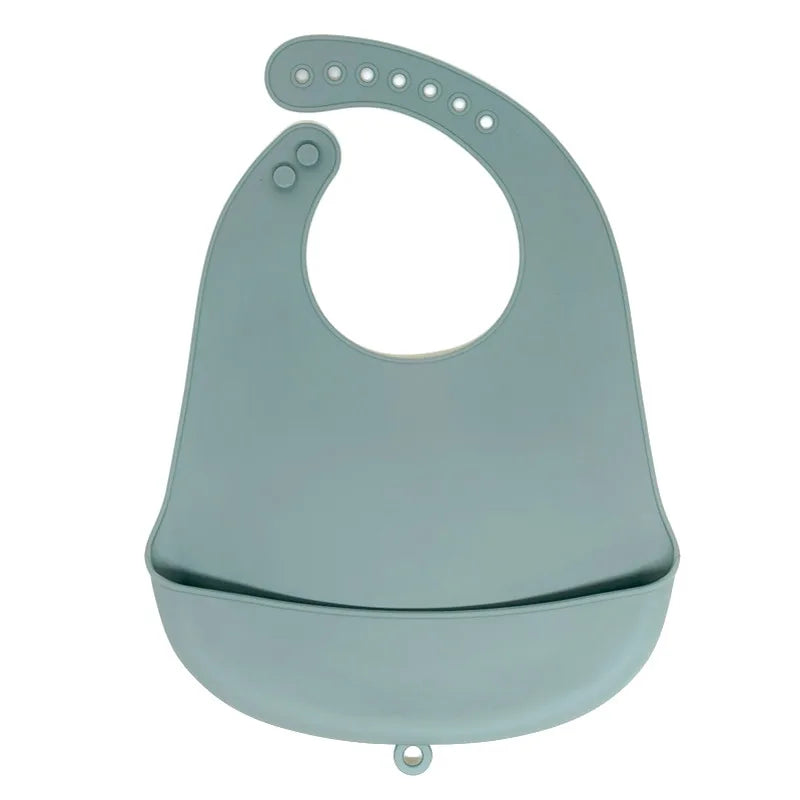Waterproof Silicone Baby Bib Easy to Clean