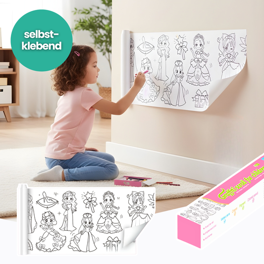 Kreative Malrolle für Kinder – Beschäftigung ohne Chaos