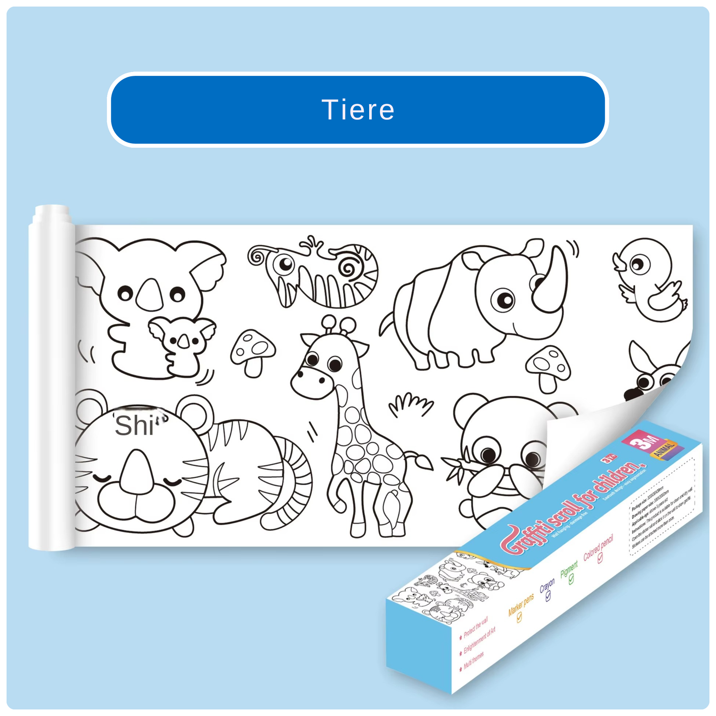 Creative Painting Roll for Children – Fun without the Mess