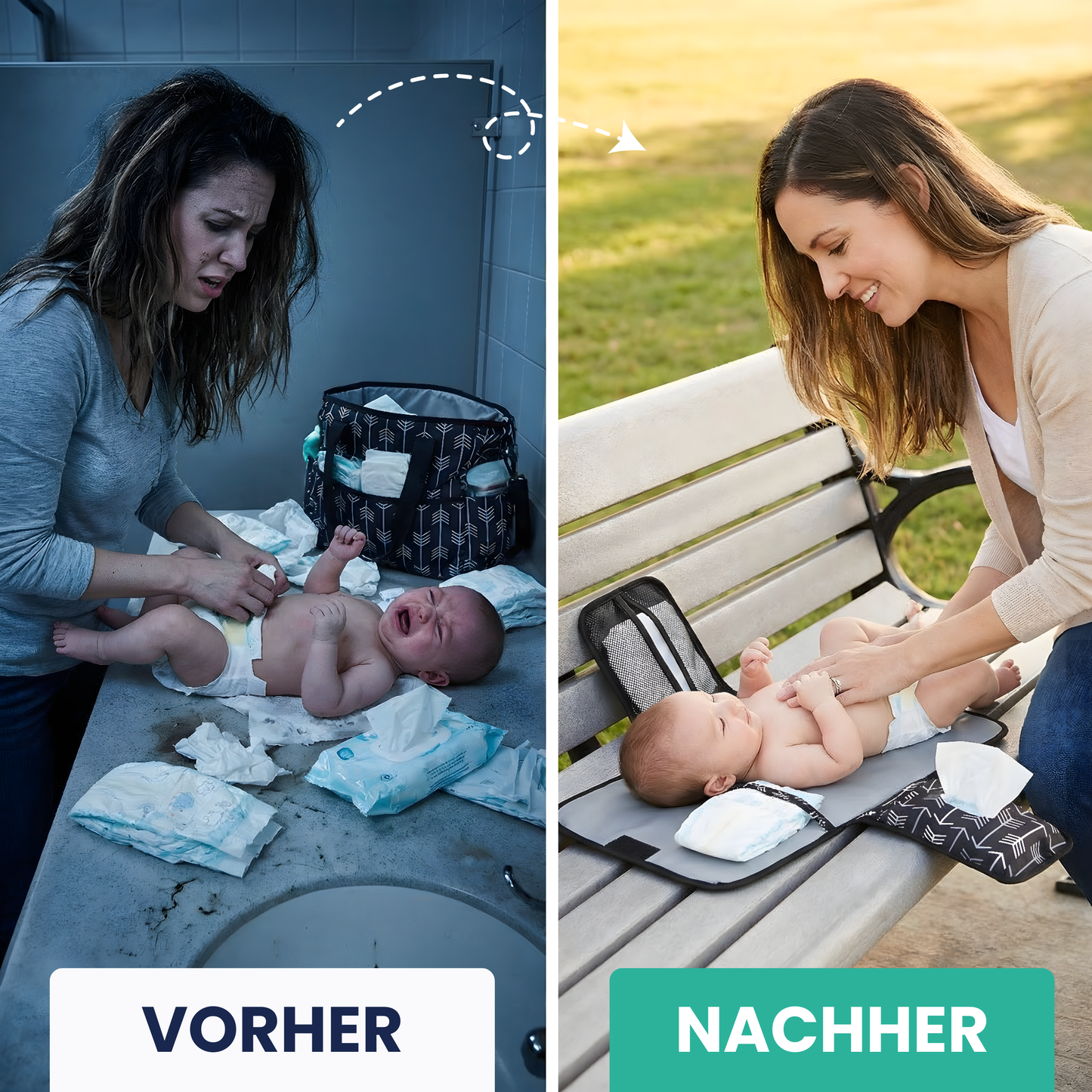 Portable Changing Mat – Clean Changes. Anywhere. Stress-Free.