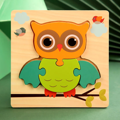 3D Holz-Puzzle für Kinder – Spielerisch lernen & kreativ entdecken