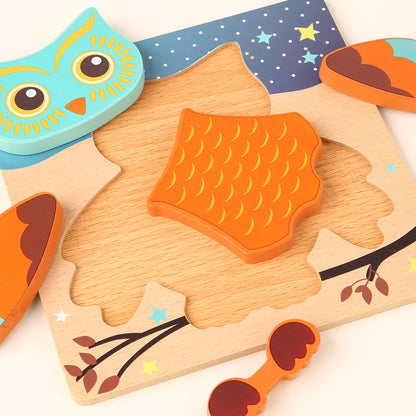 3D Holz-Puzzle für Kinder – Spielerisch lernen & kreativ entdecken