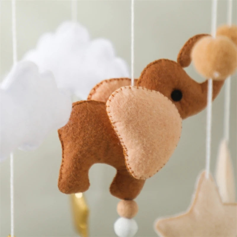 Baby Holz-Rassel mit Tiermotiv