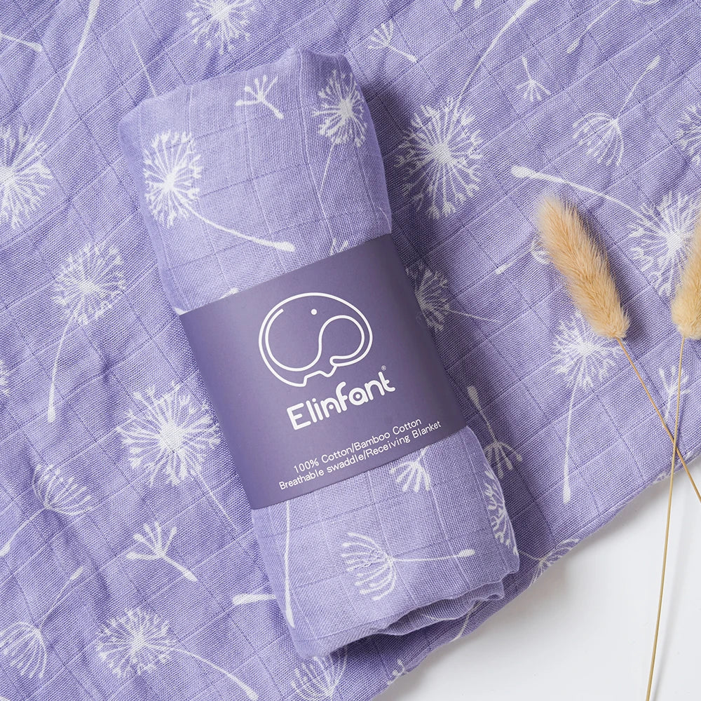 Bamboo Cotton Baby Muslin Swaddle Blanket