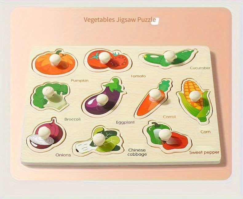 Wooden Puzzles for Babies & Toddlers
