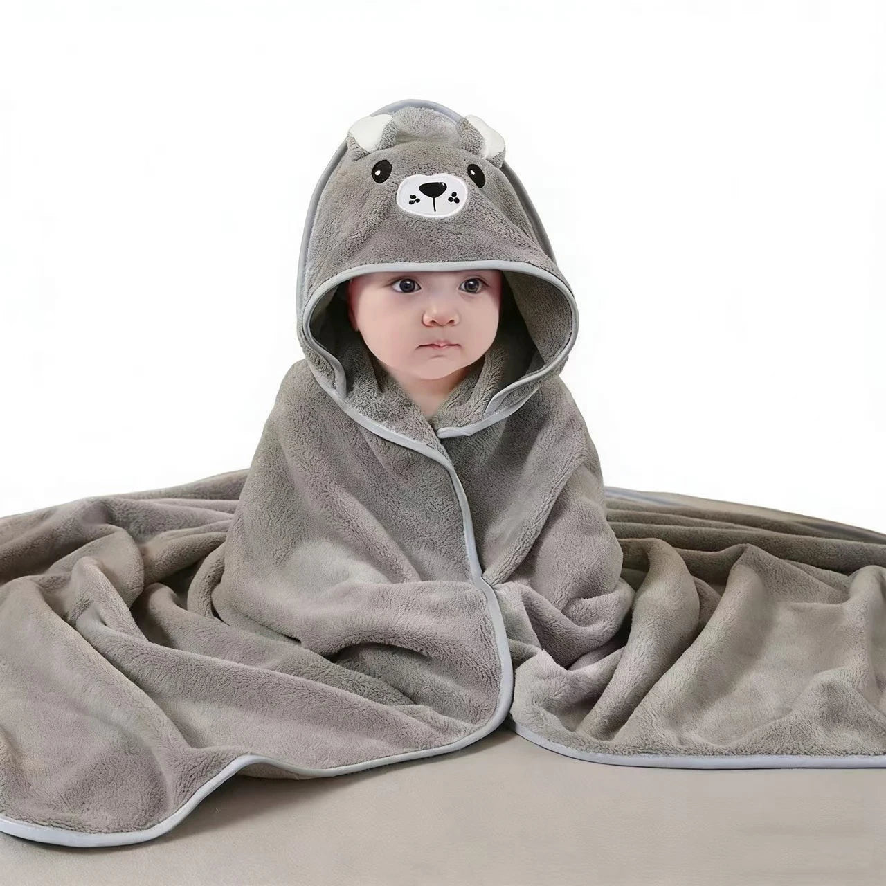 Baby Hooded Blanket & Bath Towel for Boys and Girls