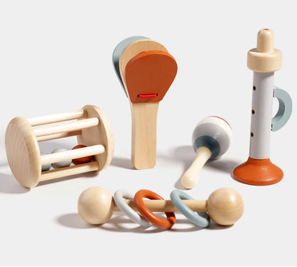 Montessori Musikinstrumente aus Holz
