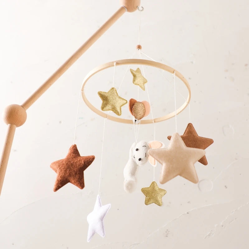 Baby Holz-Rassel mit Tiermotiv