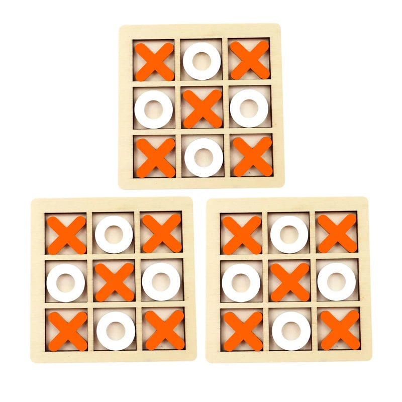 Montessori Holz Tic-Tac-Toe Lernspiel