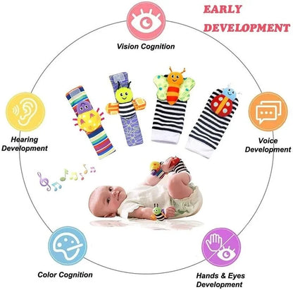 AFOVIC Baby Rattle Set