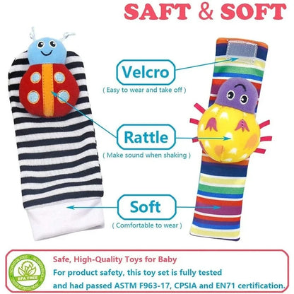 AFOVIC Baby Rattle Set