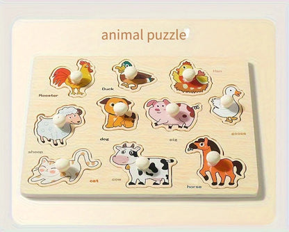 Wooden Puzzles for Babies & Toddlers