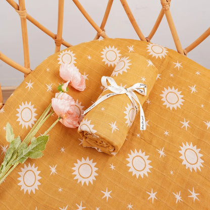Bamboo Cotton Baby Muslin Swaddle Blanket