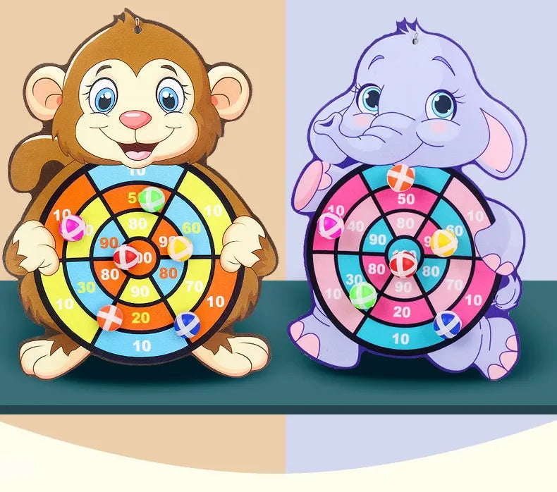 Montessori Klett-Dartspiel für Kinder – Spiel, Spaß & Bewegung