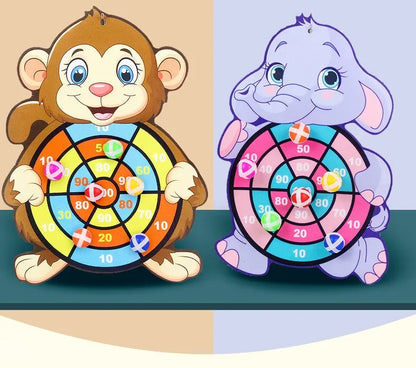 Montessori Klett-Dartspiel für Kinder – Spiel, Spaß & Bewegung