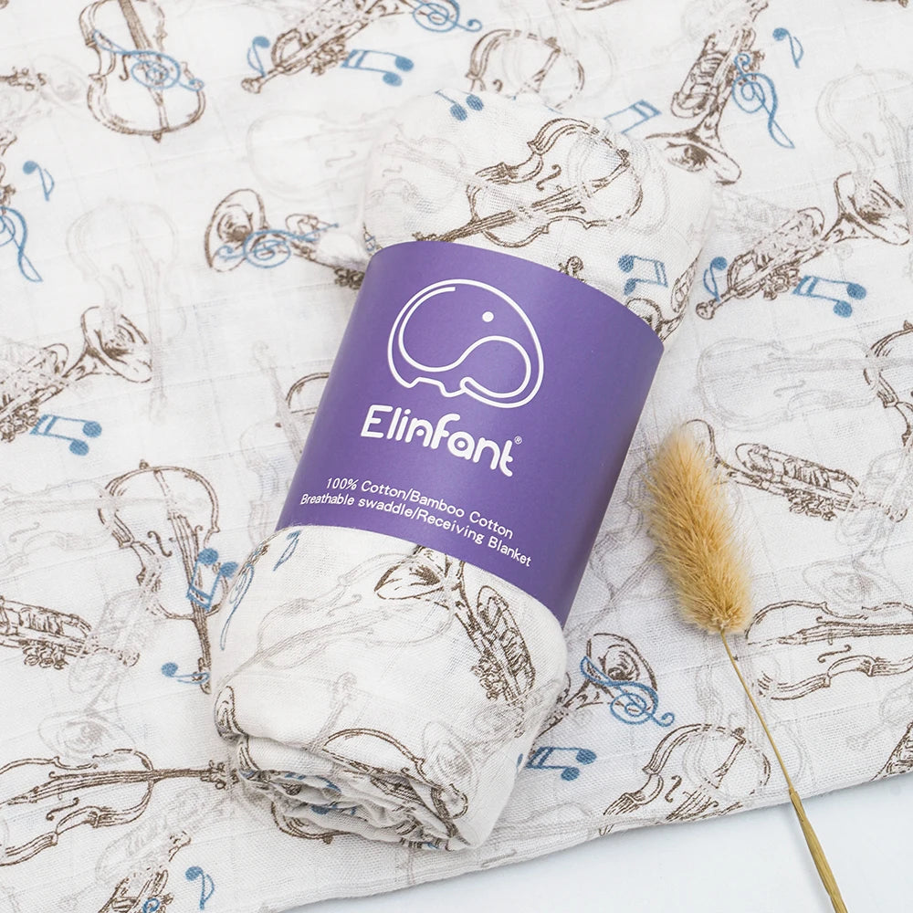 Bamboo Cotton Baby Muslin Swaddle Blanket