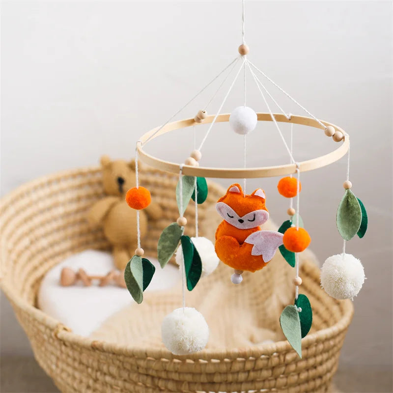 Baby Holz-Rassel mit Tiermotiv