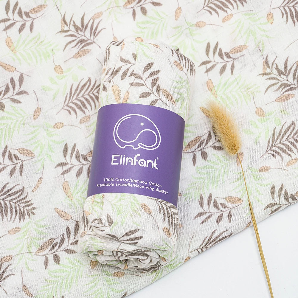 Bamboo Cotton Baby Muslin Swaddle Blanket