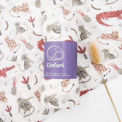 Bamboo Cotton Baby Muslin Swaddle Blanket