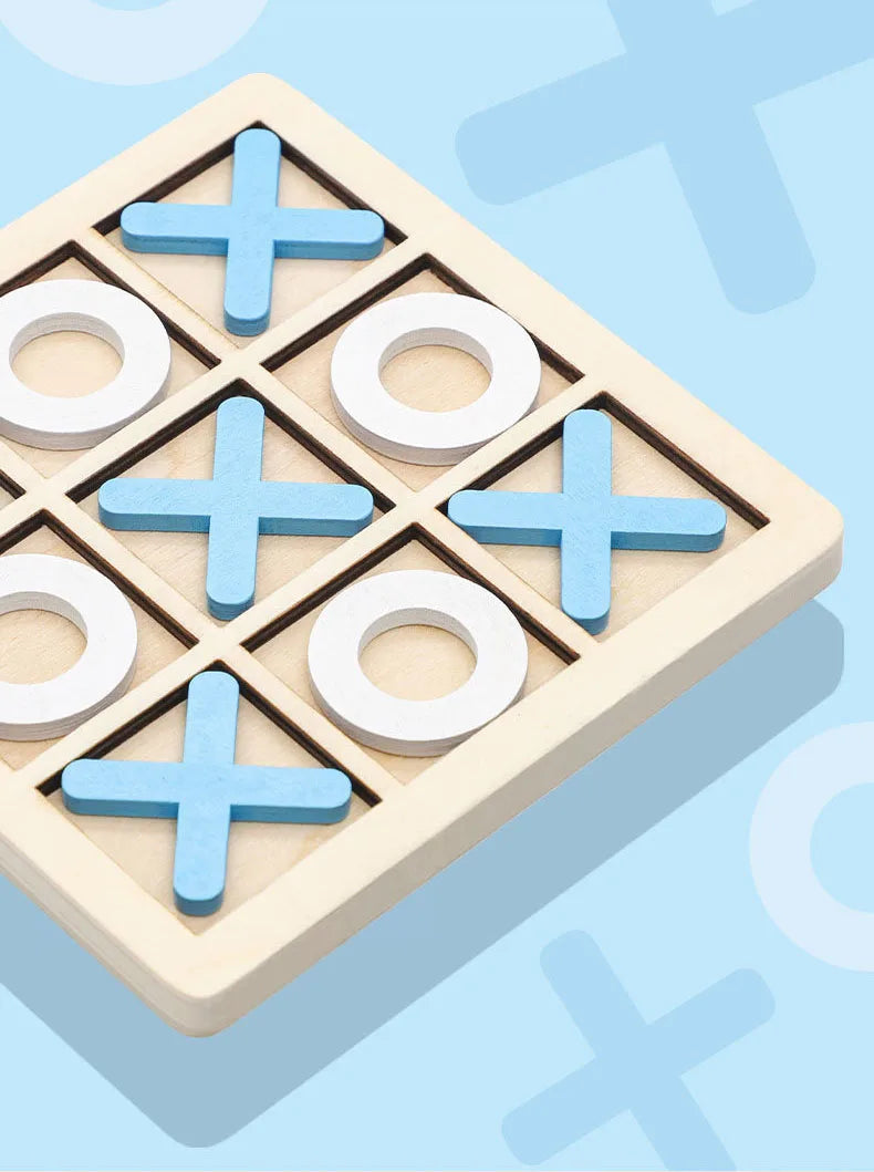 Montessori Holz Tic-Tac-Toe Lernspiel