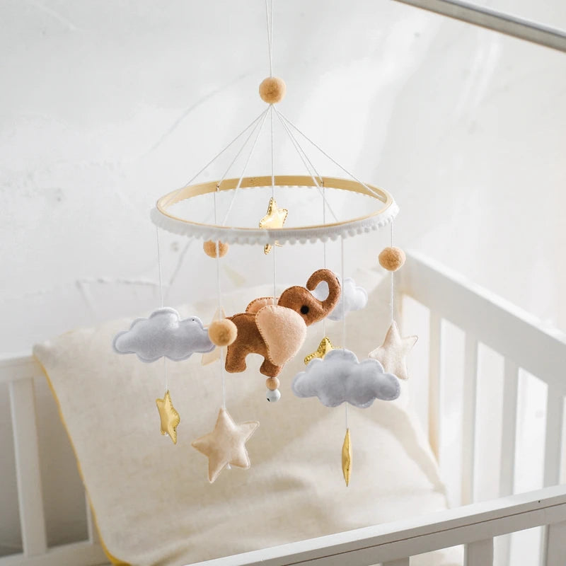 Baby Holz-Rassel mit Tiermotiv