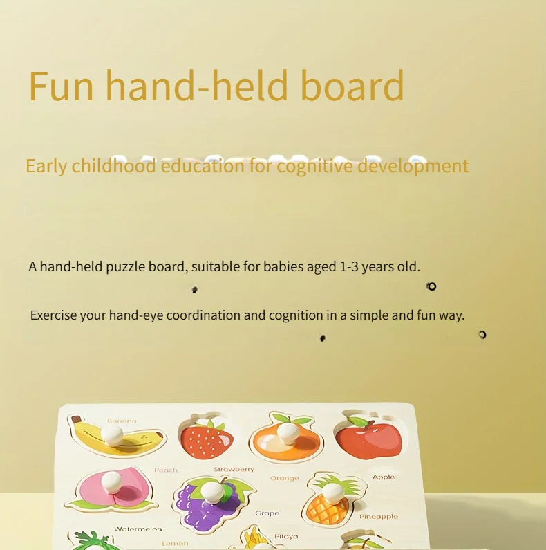 Wooden Puzzles for Babies & Toddlers