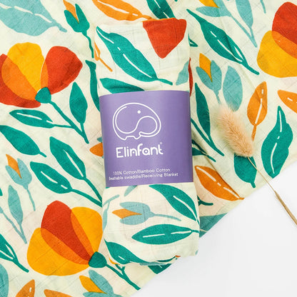 Bamboo Cotton Baby Muslin Swaddle Blanket