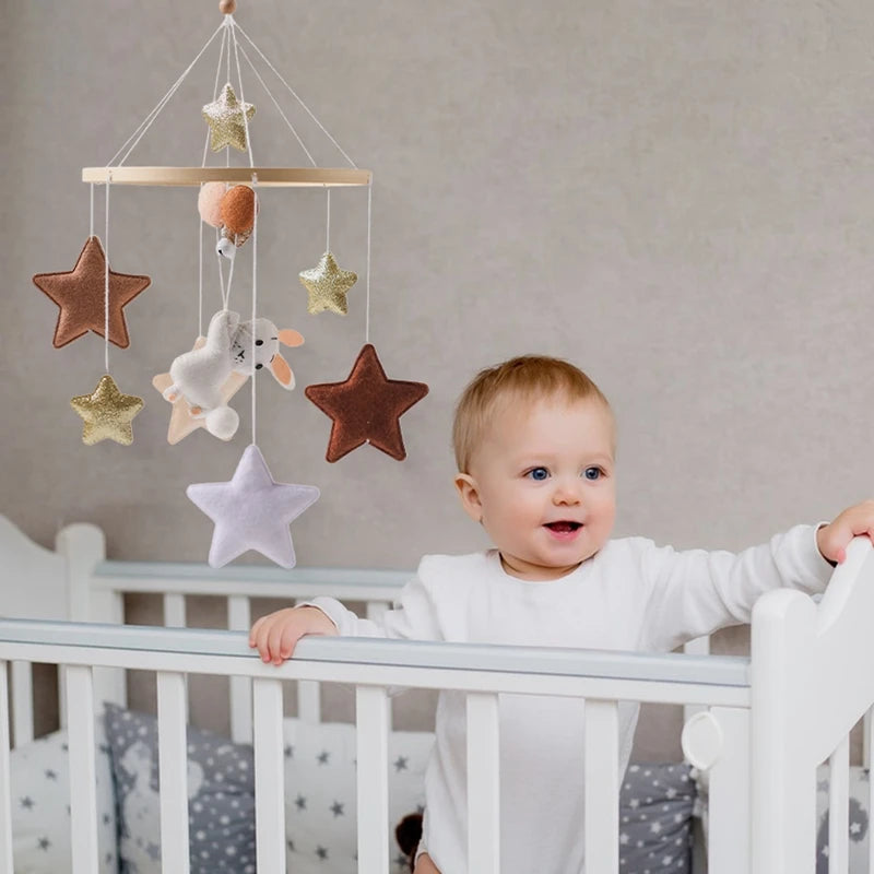 Baby Holz-Rassel mit Tiermotiv