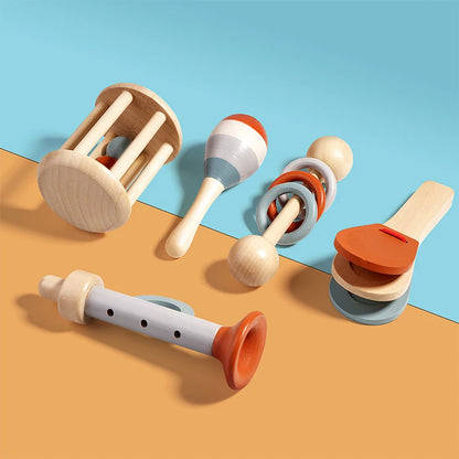 Montessori Musikinstrumente aus Holz