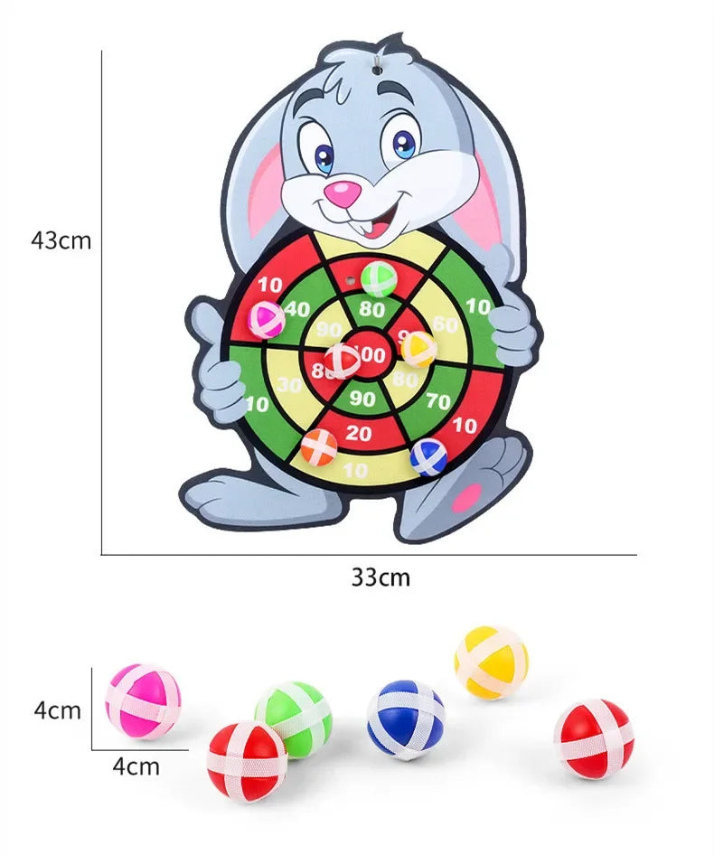Montessori Klett-Dartspiel für Kinder – Spiel, Spaß & Bewegung
