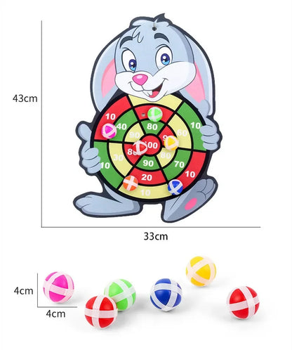 Montessori Klett-Dartspiel für Kinder – Spiel, Spaß & Bewegung