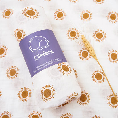 Bamboo Cotton Baby Muslin Swaddle Blanket