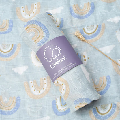 Bamboo Cotton Baby Muslin Swaddle Blanket