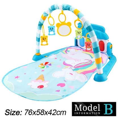 Baby Fitness Play Mat with Music & Piano