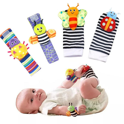 AFOVIC Baby Rattle Set