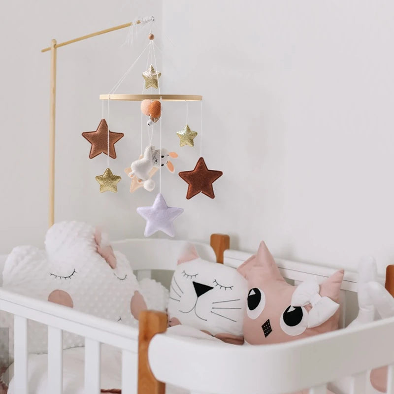 Baby Holz-Rassel mit Tiermotiv