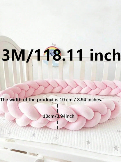 Cot bumper, Braided Cot Bumper for Toddlers