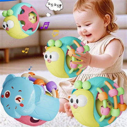 Baby Greifball mit Rassel & Beißring – Entdecken, Greifen und Spielen