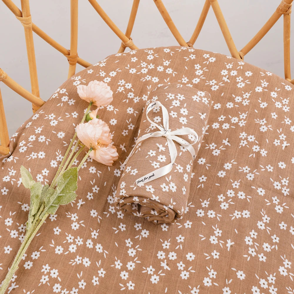 Bamboo Cotton Baby Muslin Swaddle Blanket