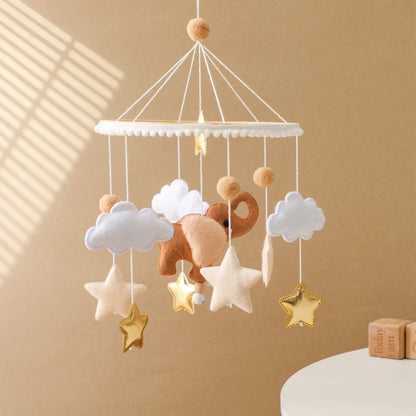 Baby Holz-Rassel mit Tiermotiv