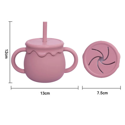 3-in-1 Baby Snack & Sippy Cup