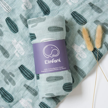 Bamboo Cotton Baby Muslin Swaddle Blanket
