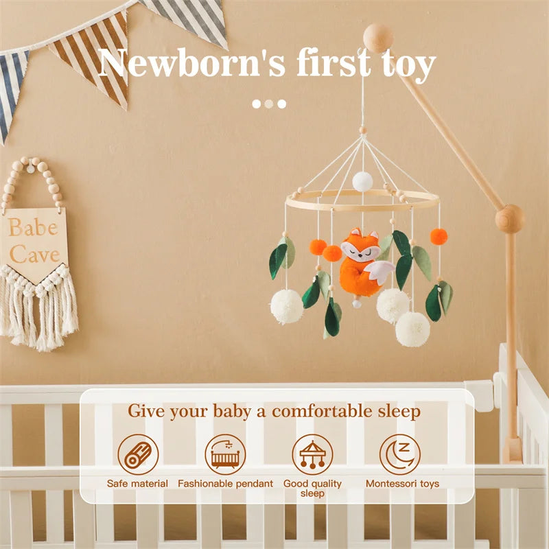Baby Holz-Rassel mit Tiermotiv