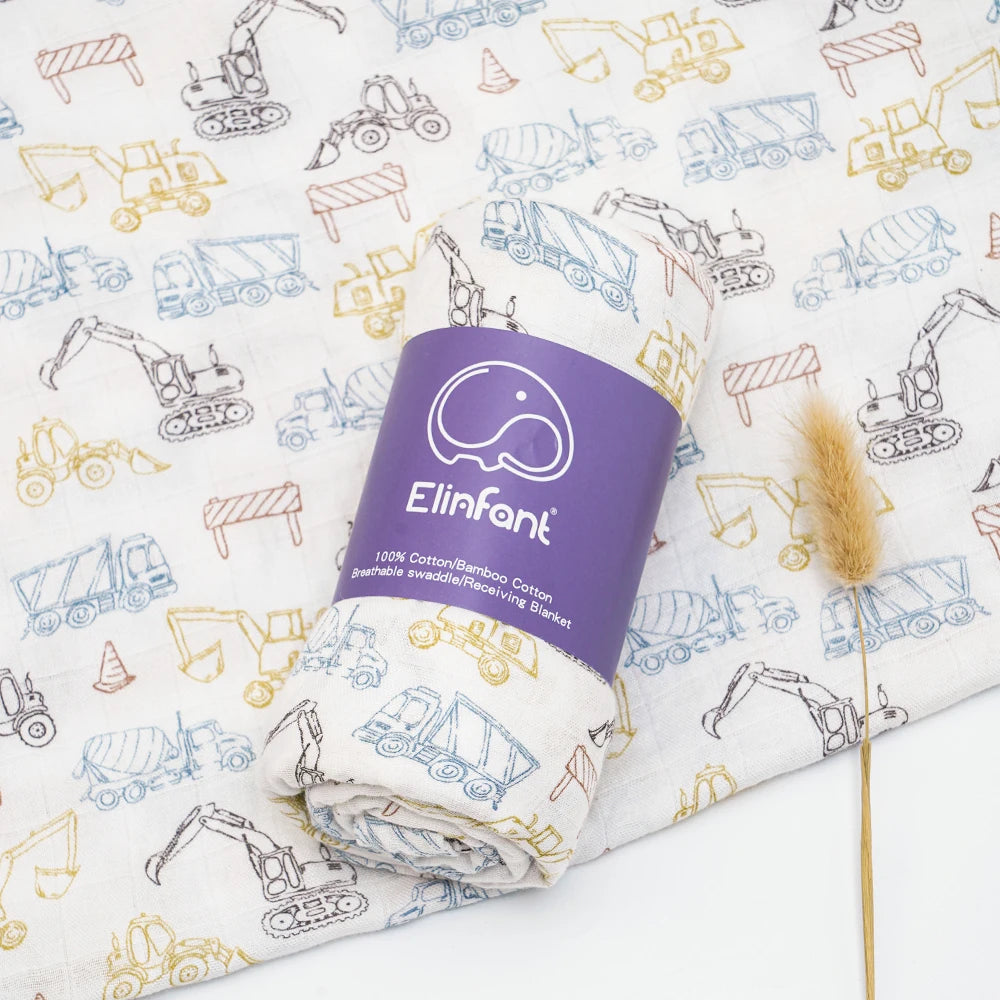 Bamboo Cotton Baby Muslin Swaddle Blanket