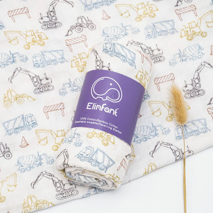 Bamboo Cotton Baby Muslin Swaddle Blanket
