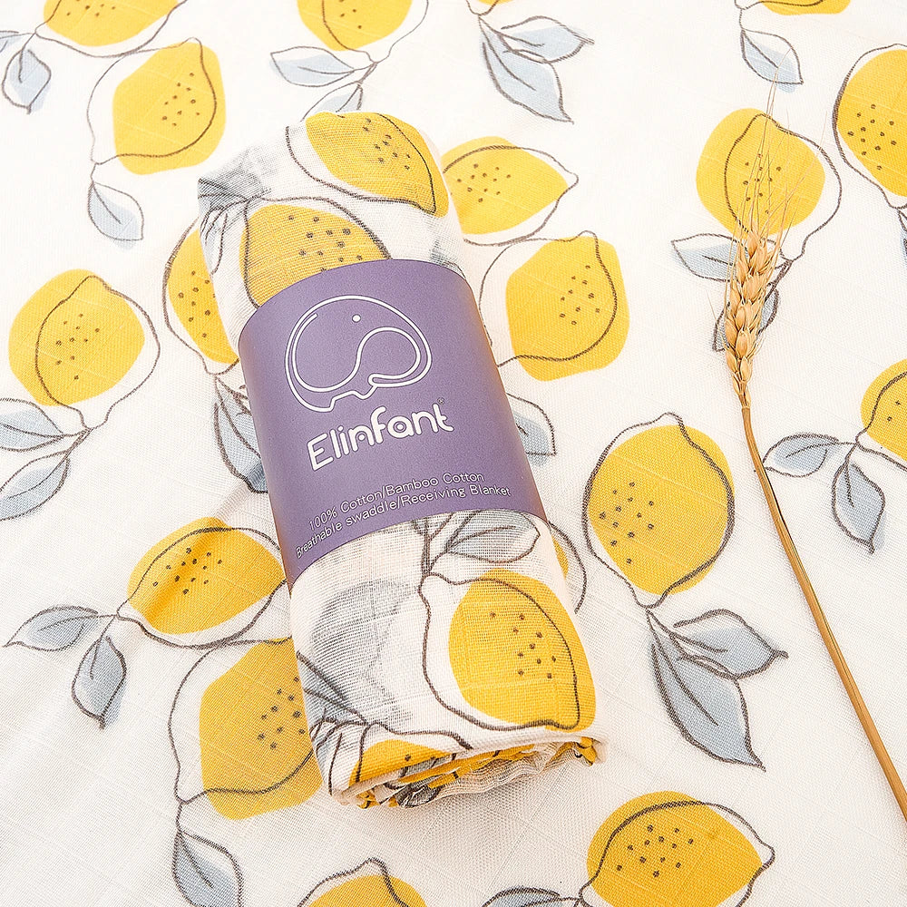 Bamboo Cotton Baby Muslin Swaddle Blanket