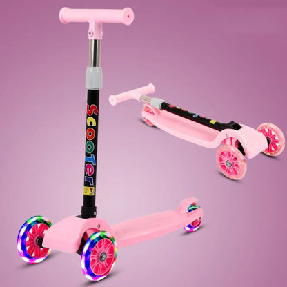 Kinderroller mit LED-Leuchträdern – Fahrspaß für kleine Abenteurer