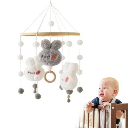 Baby Holz-Rassel mit Tiermotiv