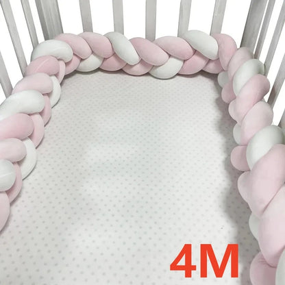 Cot bumper, Braided Cot Bumper for Toddlers