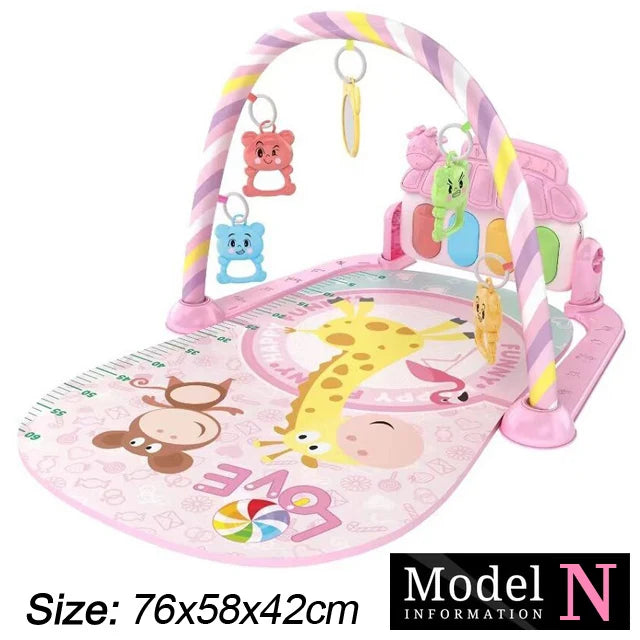 Baby Fitness Play Mat with Music & Piano